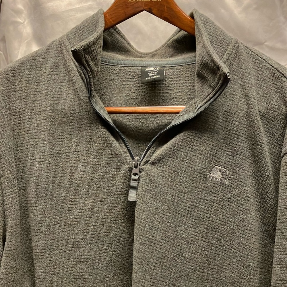 Star Men’s Zipper Front Pullover Shirt